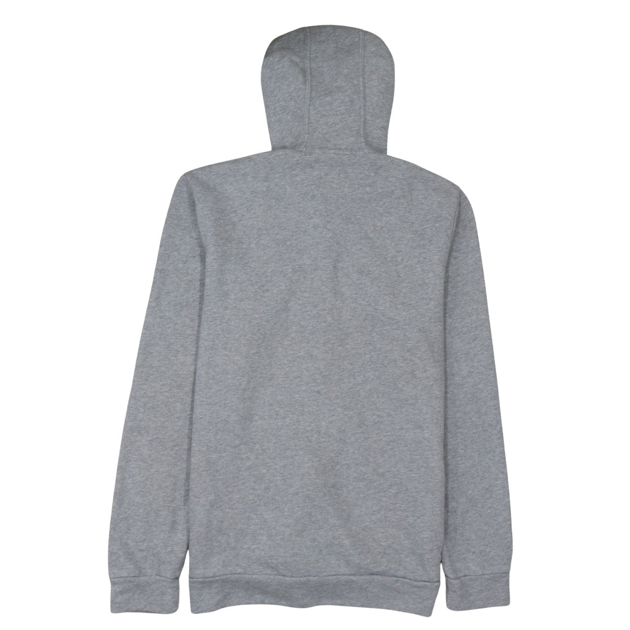 Adidas Men's Grey Full Zip Hoodie L Sports Logo Sweatshirt