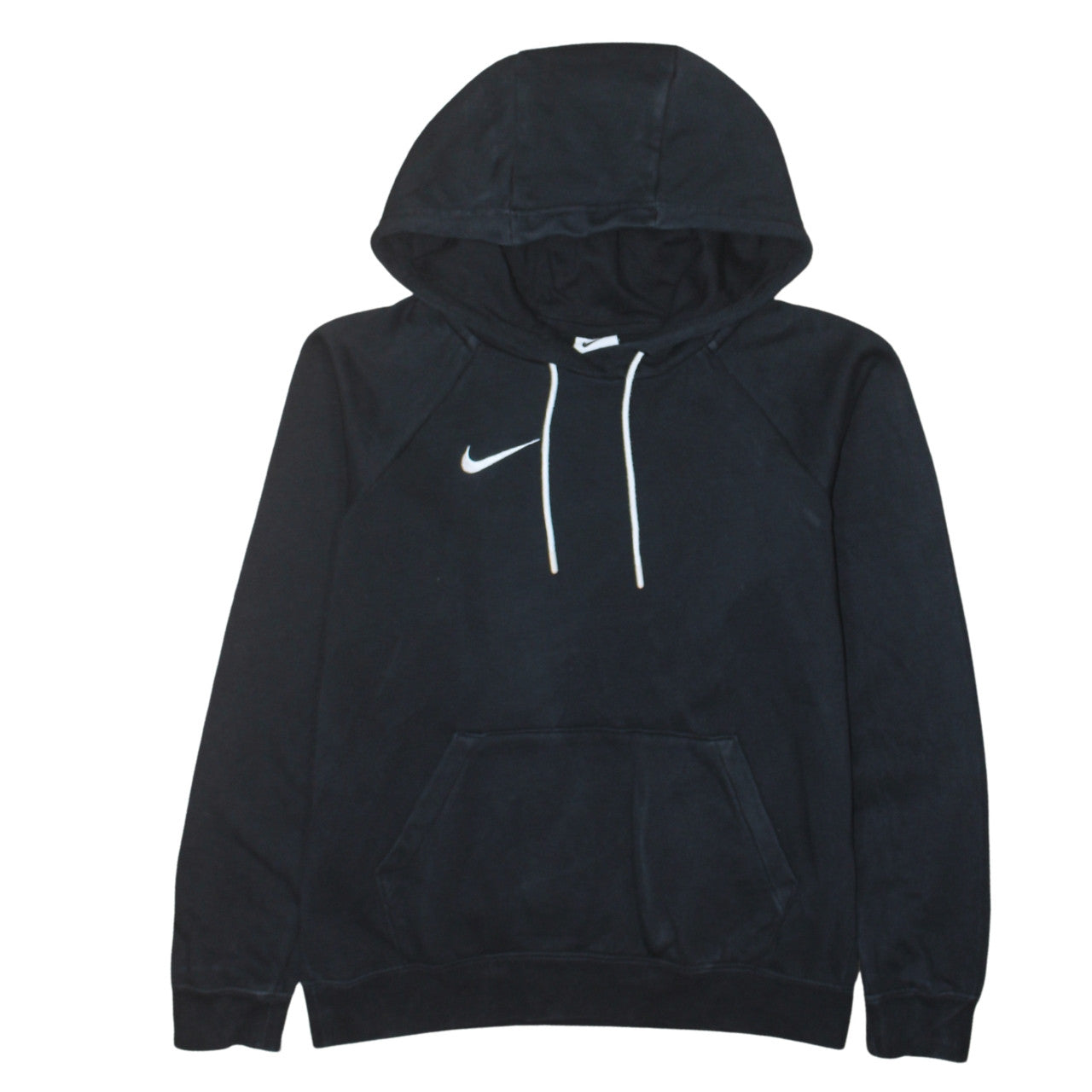 Nike Men's Black XS Pullover Hoodie with Logo Drawstring Style