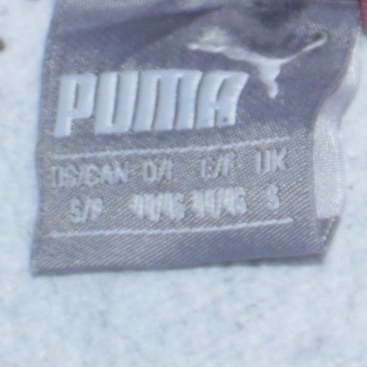 Puma Men's Grey Full Zip Hoodie S Sports Fleece Sweatshirt