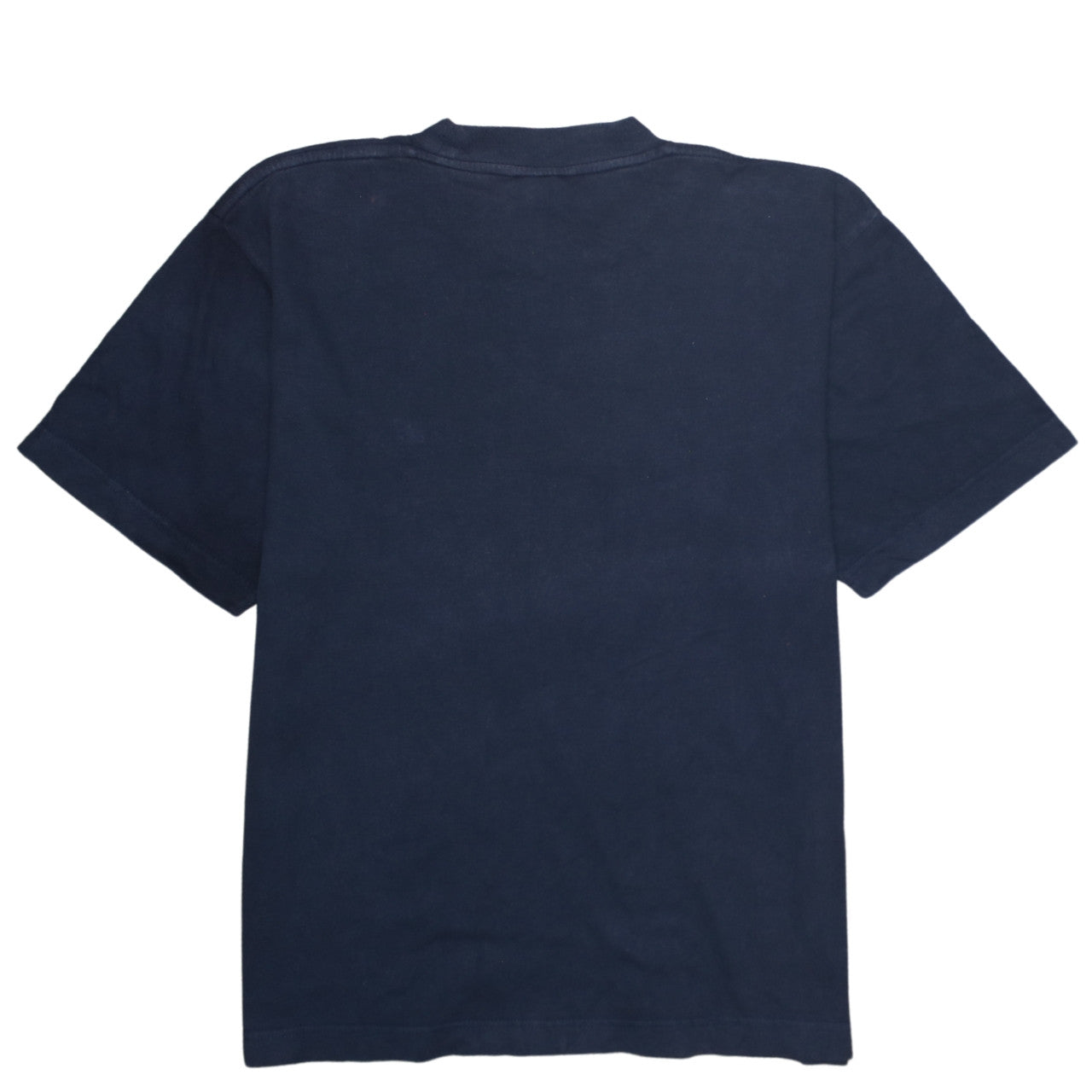Champion Men's Navy Blue Crew Neck Cotton T-Shirt Size M