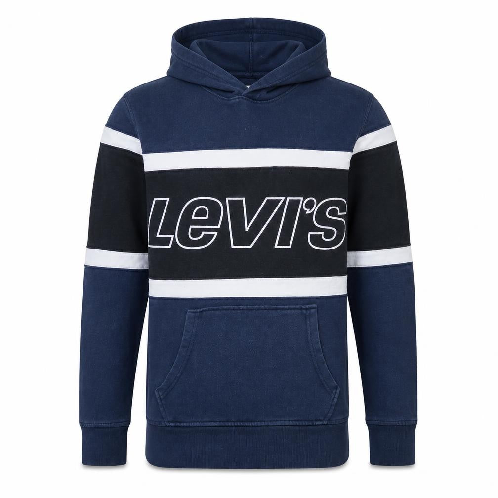 Levi's Men's Blue Pullover Hoodie S Logo Graphic Sweatshirt