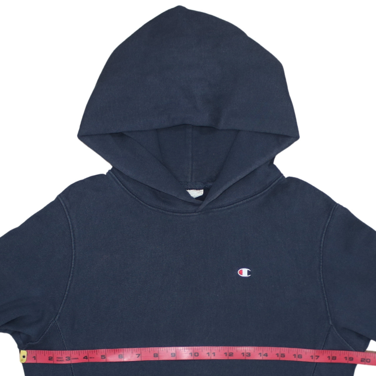 Champion Men's Blue Small Reverse Weave Pullover Hoodie