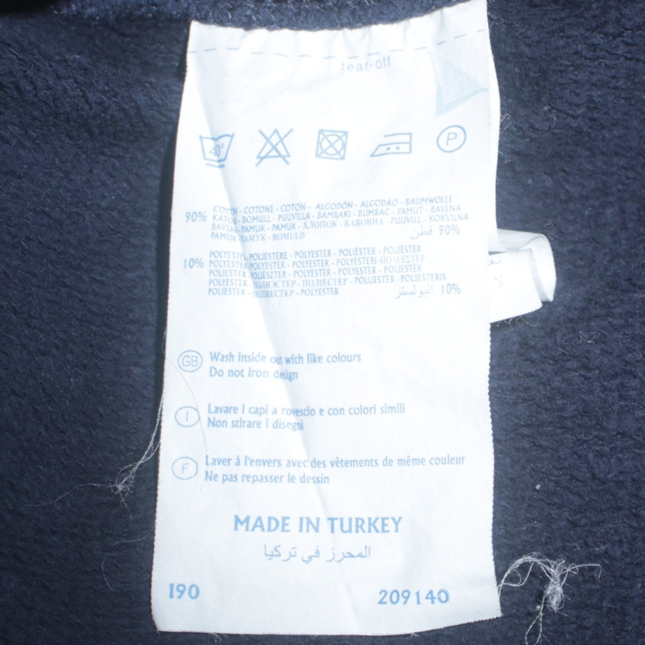 Champion Men's Blue Small Reverse Weave Pullover Hoodie