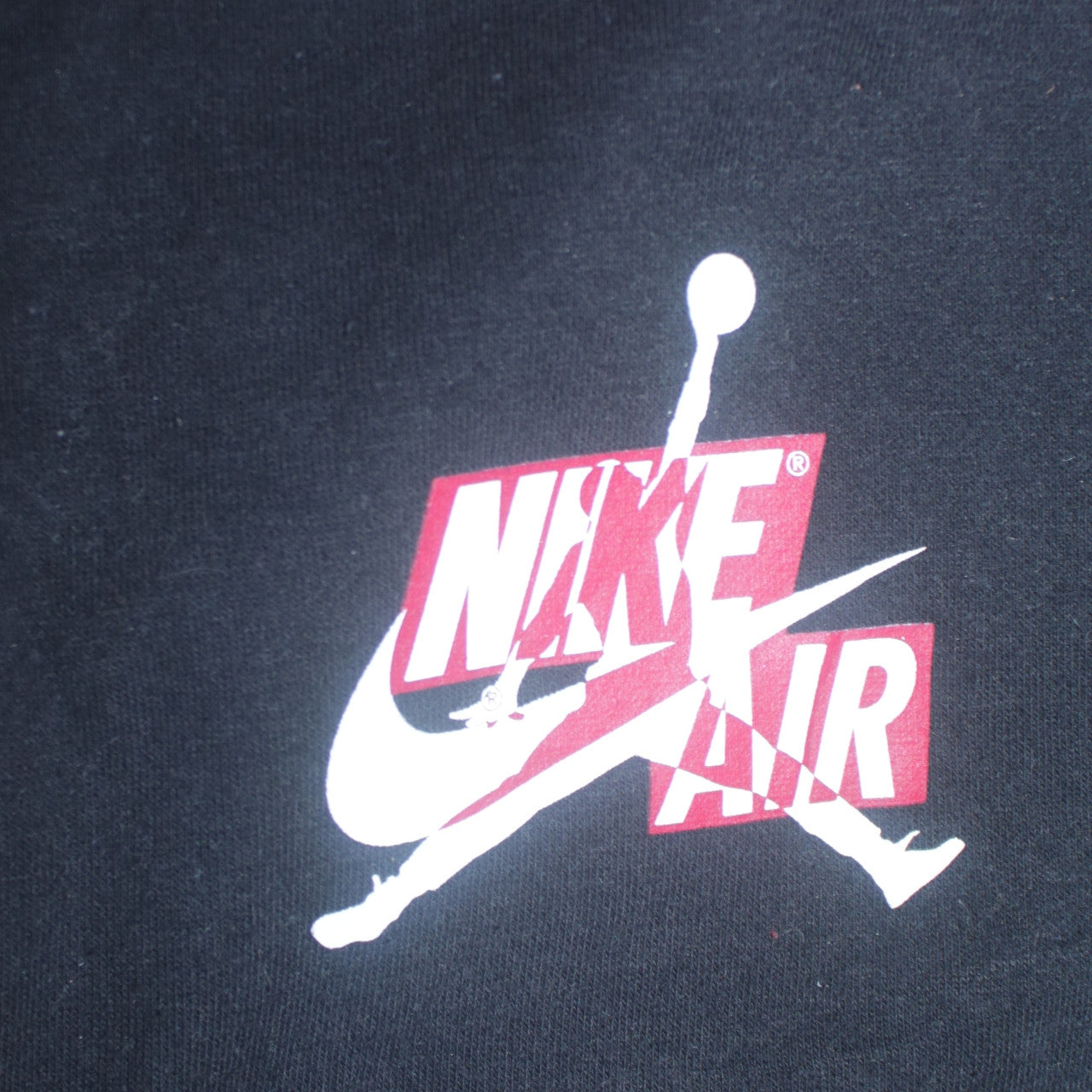 Nike Air Jordan Boys Black Red Full Zip Hoodie 12 Years Classic Style