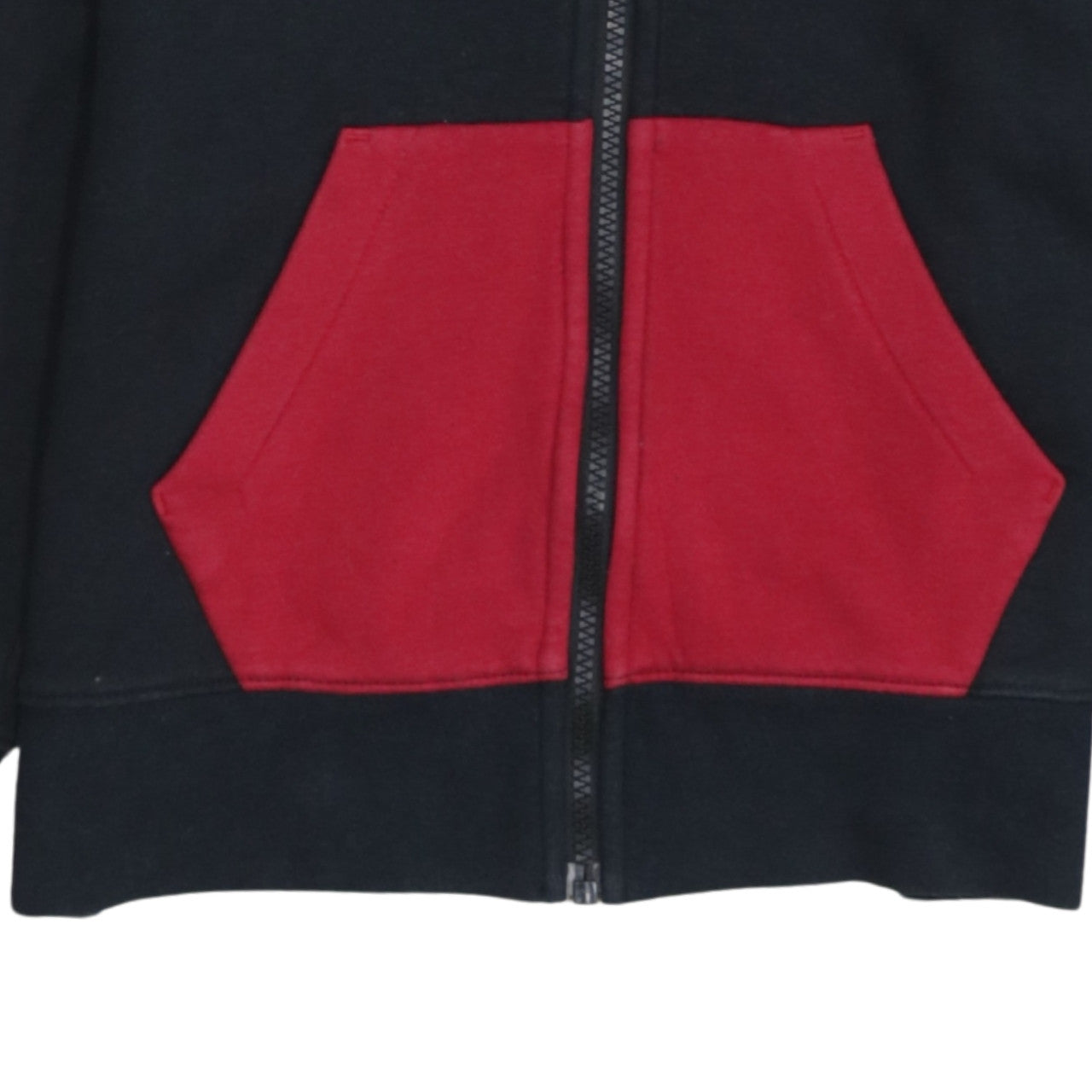 Nike Air Jordan Boys Black Red Full Zip Hoodie 12 Years Classic Style