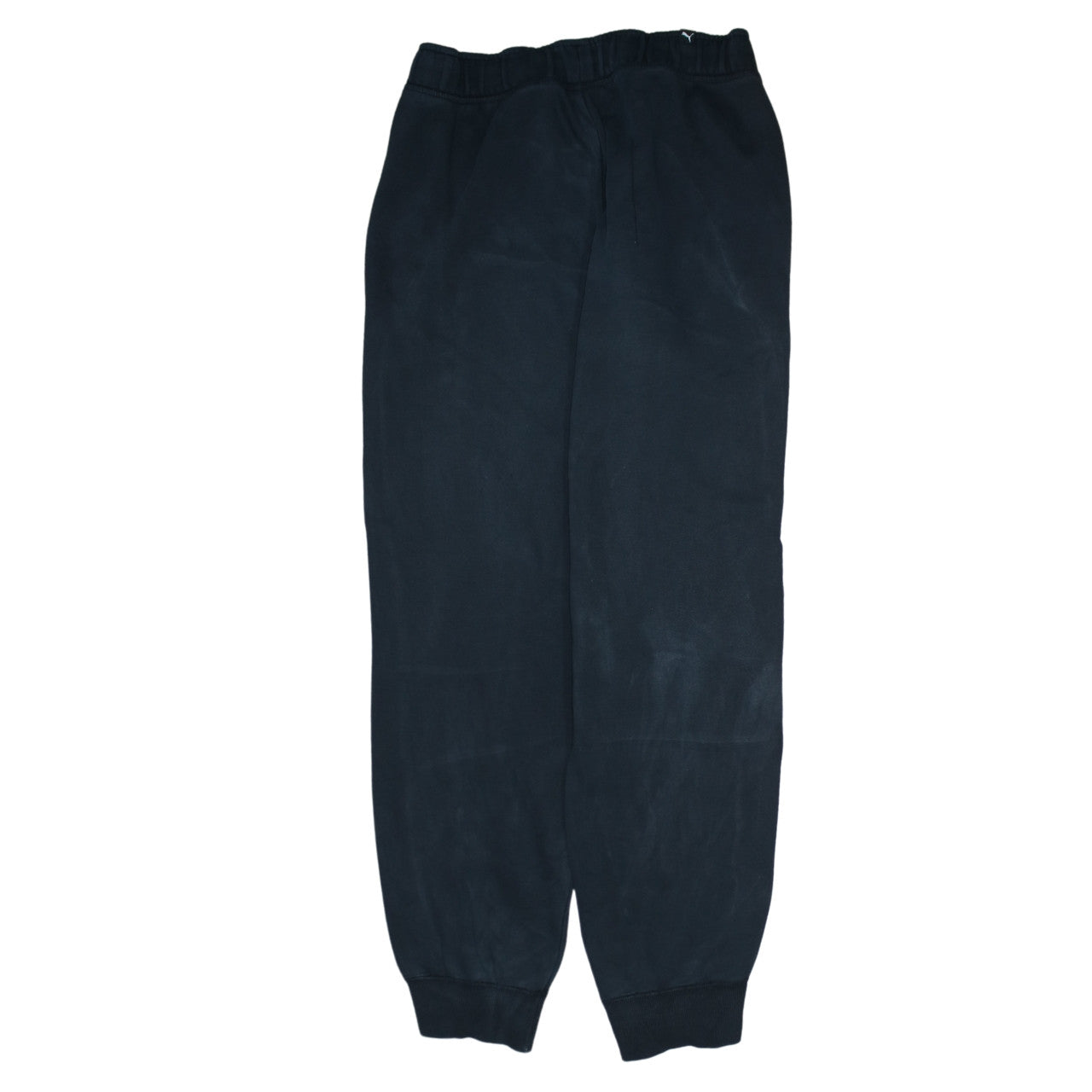 Puma Men’s Black Jogger Sweatpants Size S Regular Fit Fleece Tapered Trousers