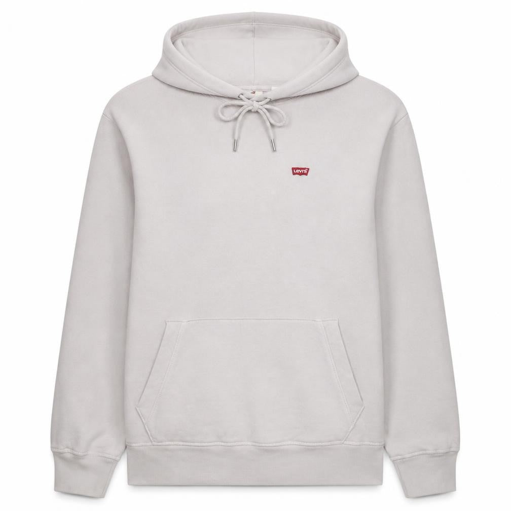 Levi's Women Beige Small Pullover Hoodie with Logo Detail