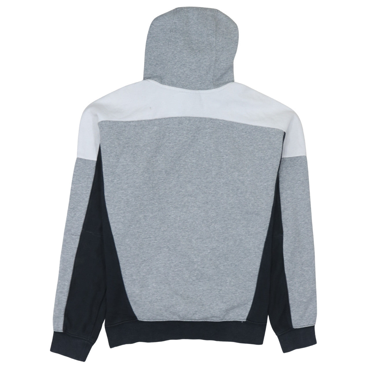 Nike Men's Grey Colour Block Pullover Hoodie Size S