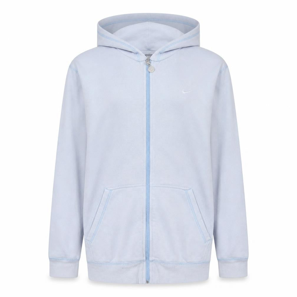 Nike Girls Blue Full Zip Hoodie XL 13-15 Years Hooded Sweatshirt Fleece