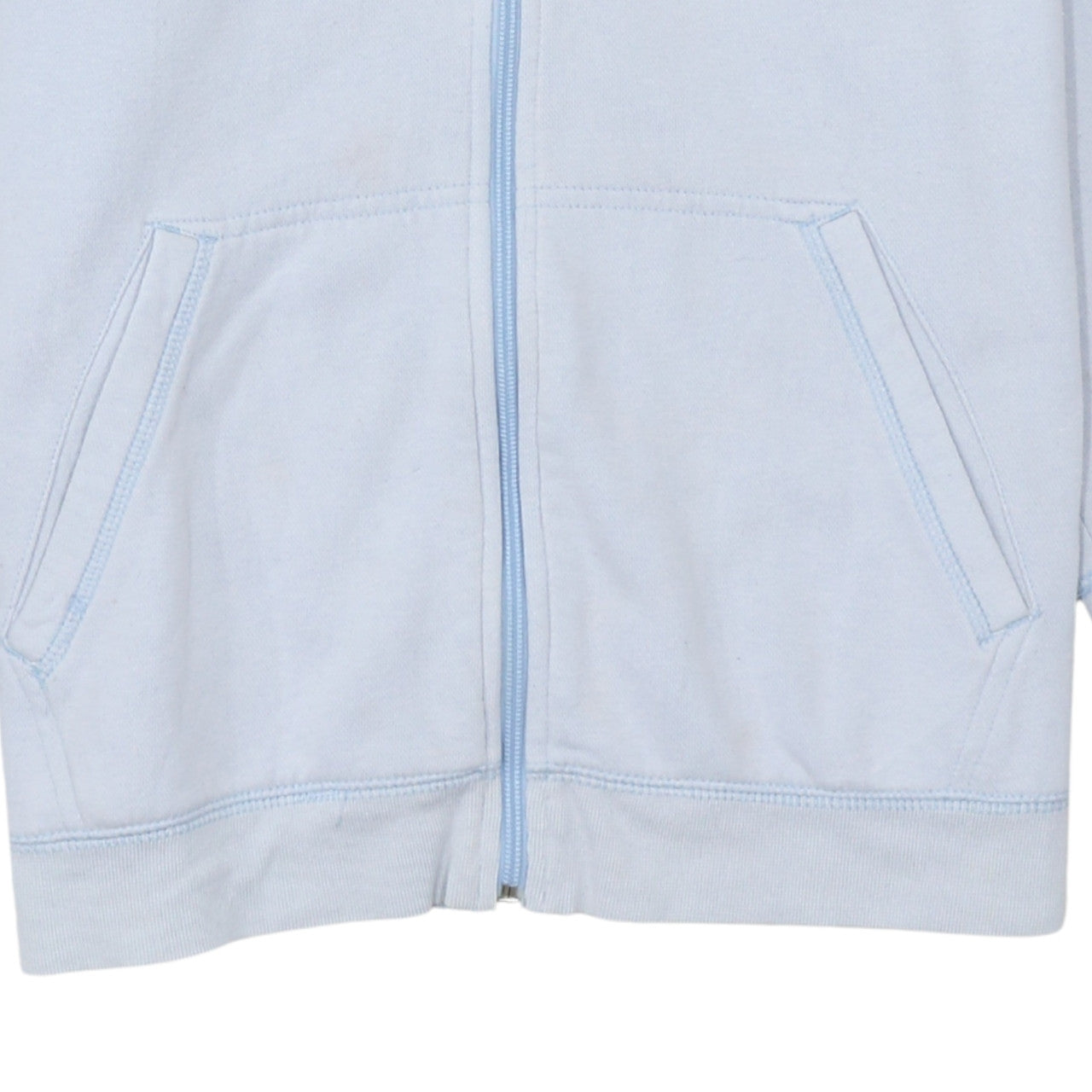 Nike Girls Blue Full Zip Hoodie XL 13-15 Years Hooded Sweatshirt Fleece