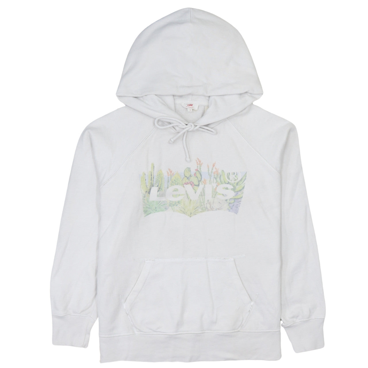 Levi's Men's White Graphic Pullover Hoodie Size S Regular Fit