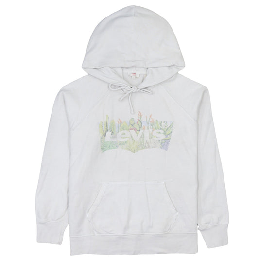 Levi's Men's White Graphic Pullover Hoodie Size S Regular Fit