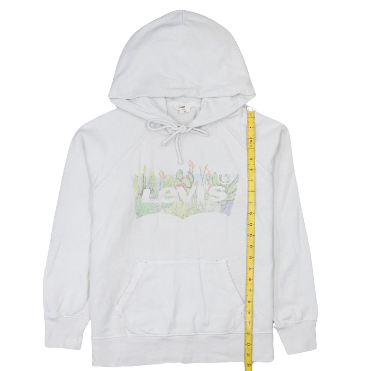 Levi's Men's White Graphic Pullover Hoodie Size S Regular Fit