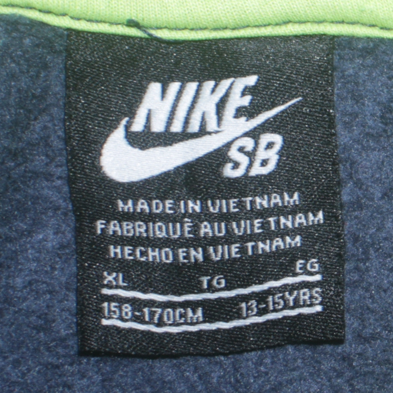 Nike Boys Blue Pullover Hoodie XL 13-15 Years Skateboarding Fleece