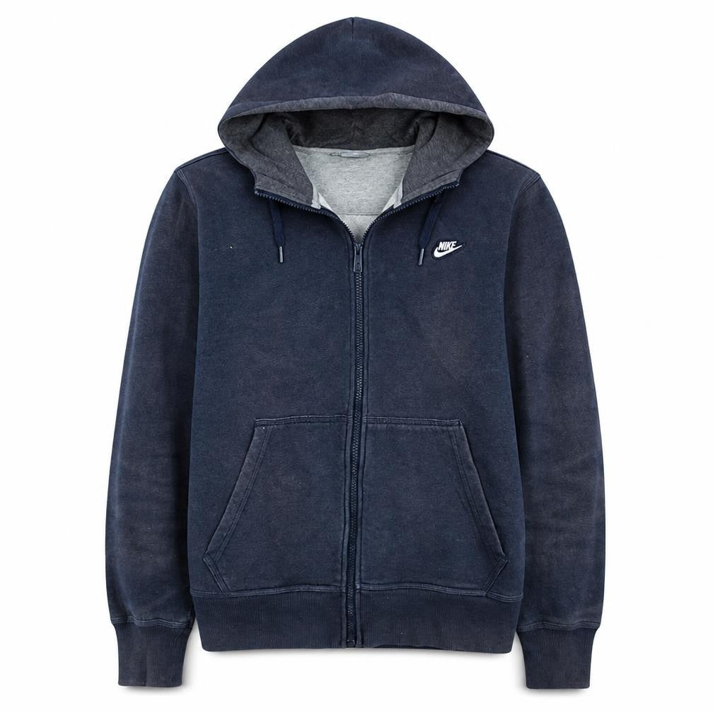 Nike Men's Blue Full Zip Hoodie M Classic Sports Fleece