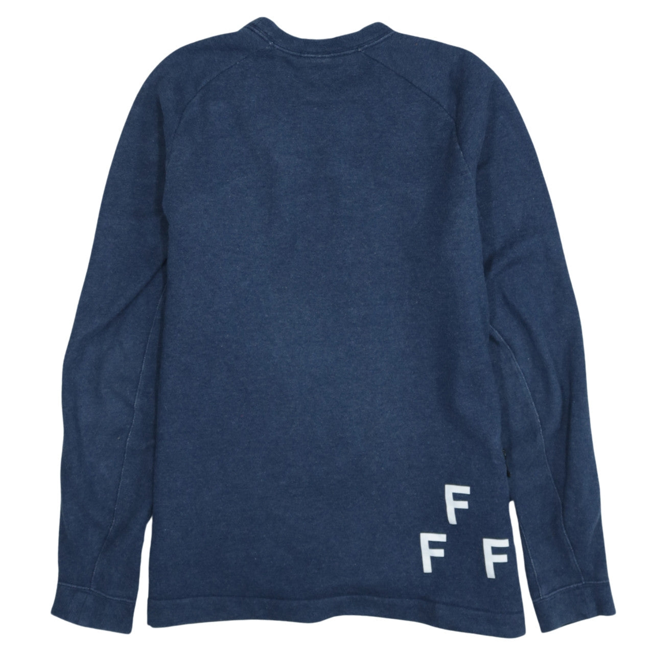 Nike Men Blue Crew Neck FFF Embroidered Pullover Sweatshirt M