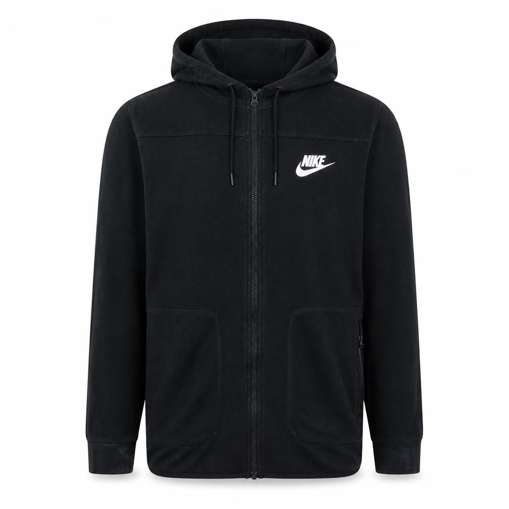 Nike Men's Black Full Zip Hoodie Size L Sportswear