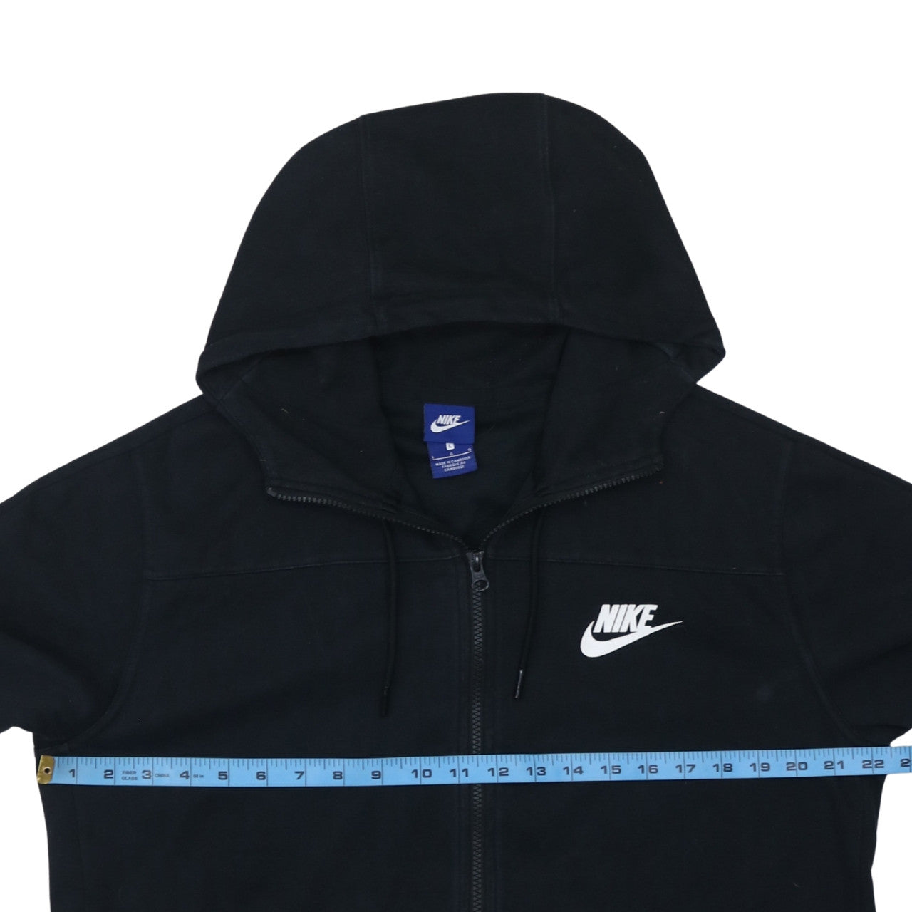 Nike Men's Black Full Zip Hoodie Size L Sportswear