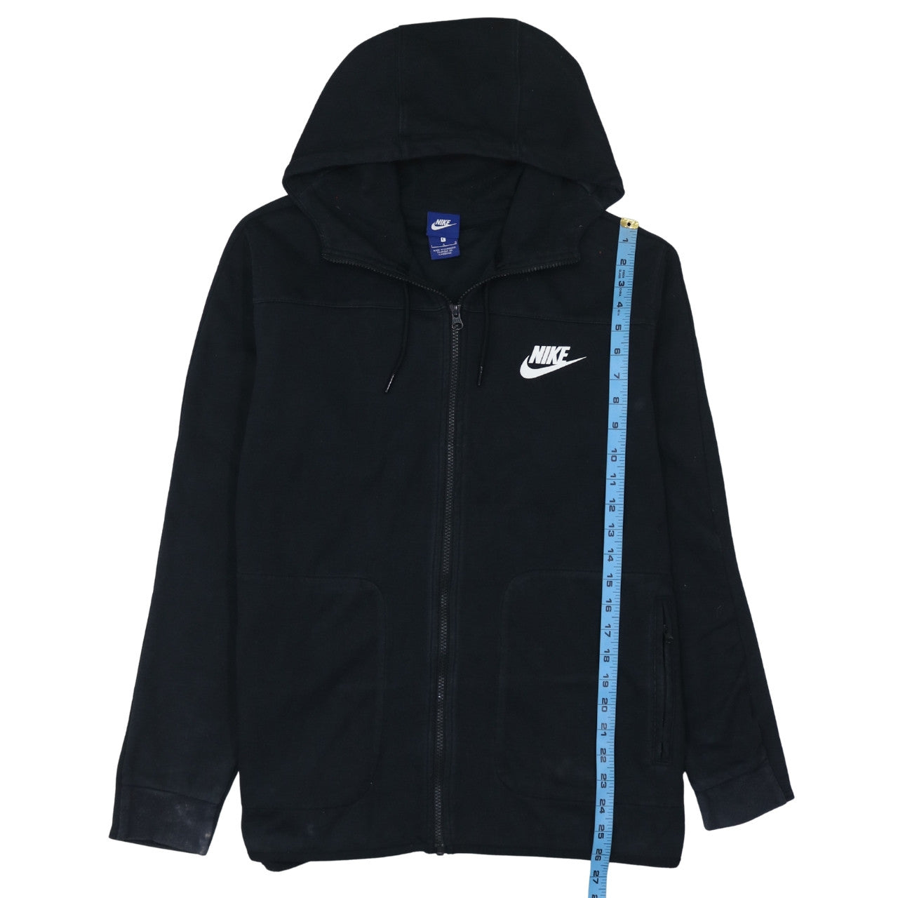 Nike Men's Black Full Zip Hoodie Size L Sportswear