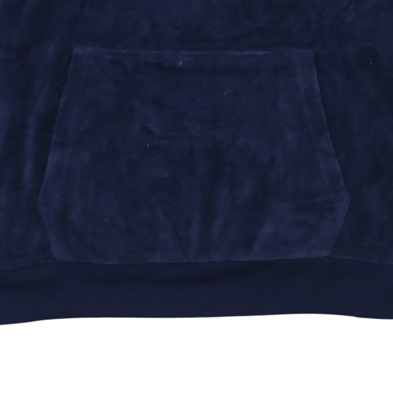 FILA Womens Navy Blue Velour Pullover Hoodie XL Relaxed Fit