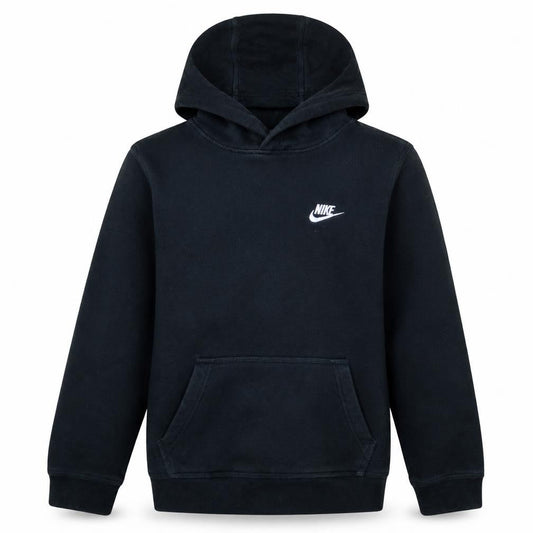 Nike Boys Black XL Pullover Hoodie Fleece Standard Fit Sweatshirt