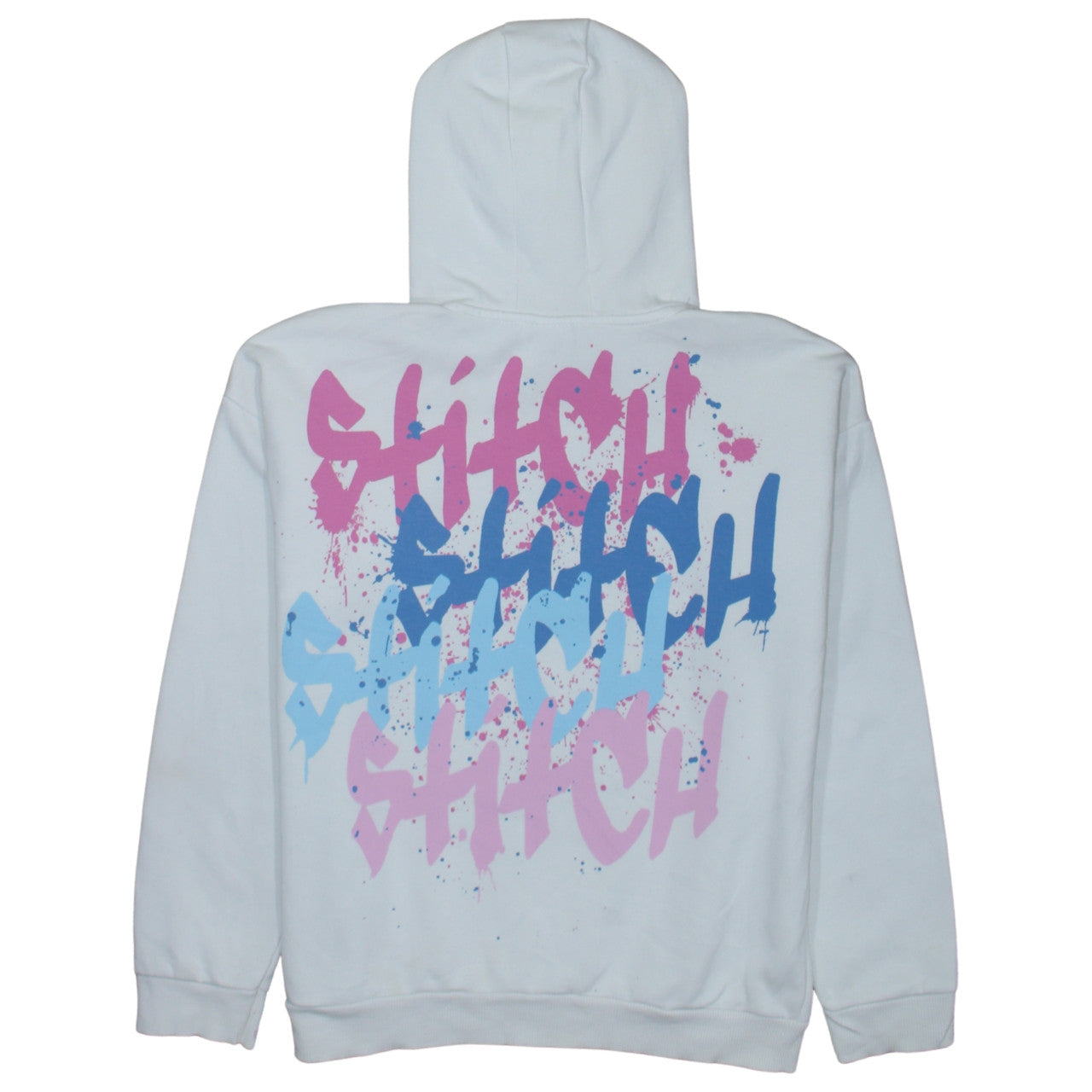 Disney Classics Girls White Stitch Pullover Hoodie 12-13 Years by George