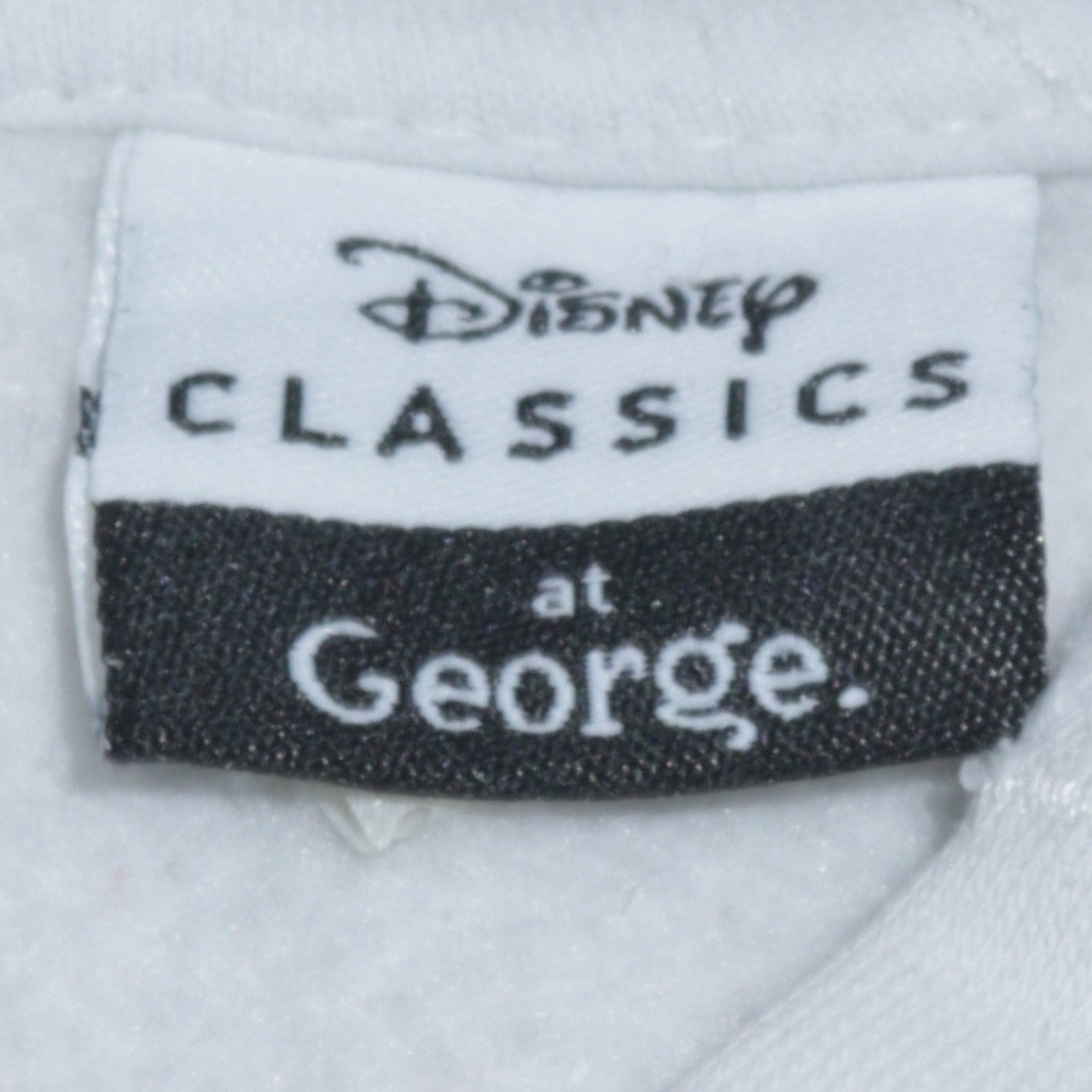 Disney Classics Girls White Stitch Pullover Hoodie 12-13 Years by George