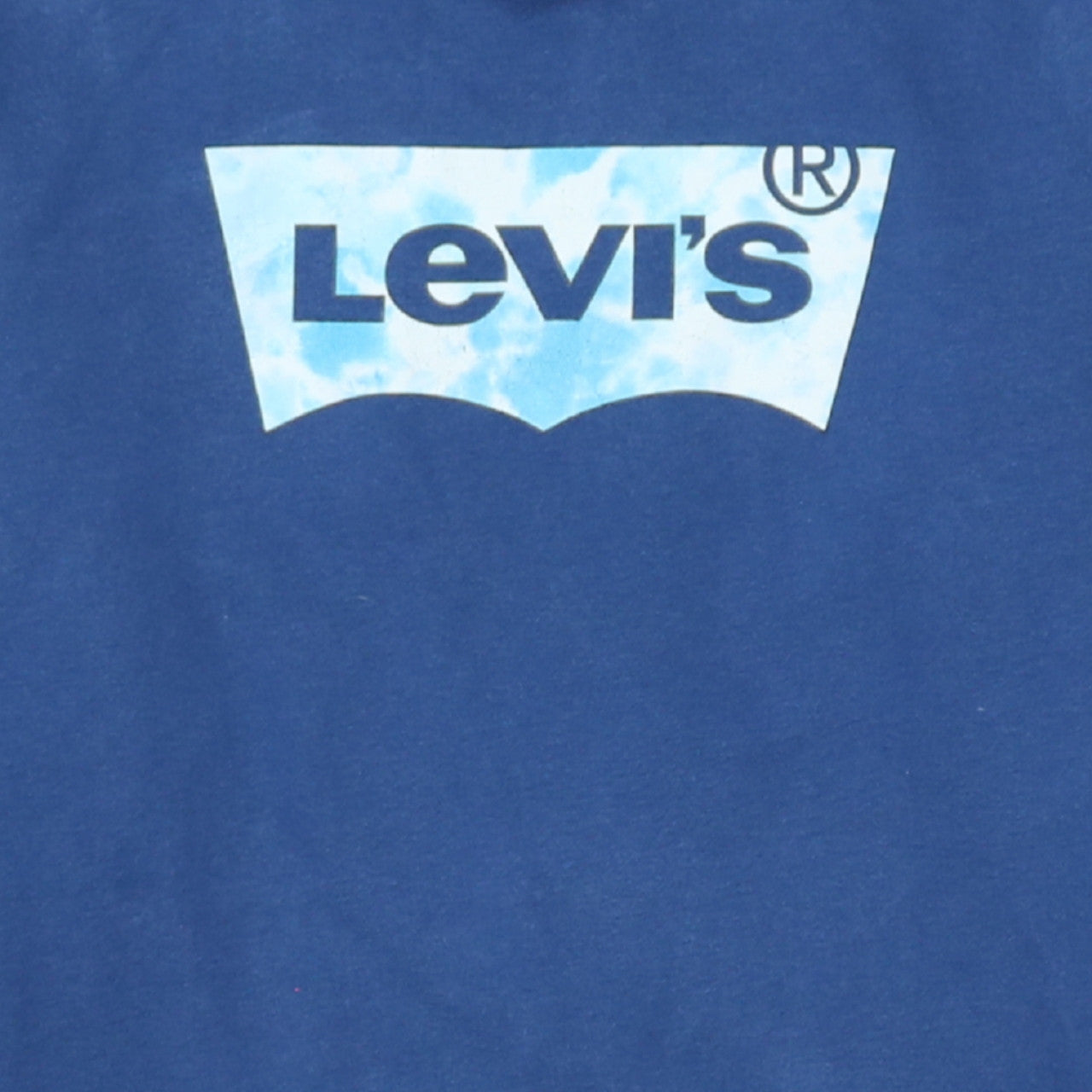 Levi's Boys Blue Pullover Hoodie 16 Years Logo Graphic Cotton Sweatshirt