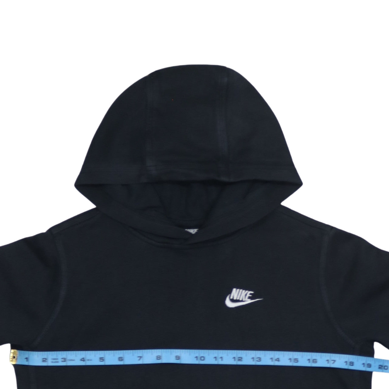 Nike Boys Black XL Pullover Fleece Hoodie with Logo
