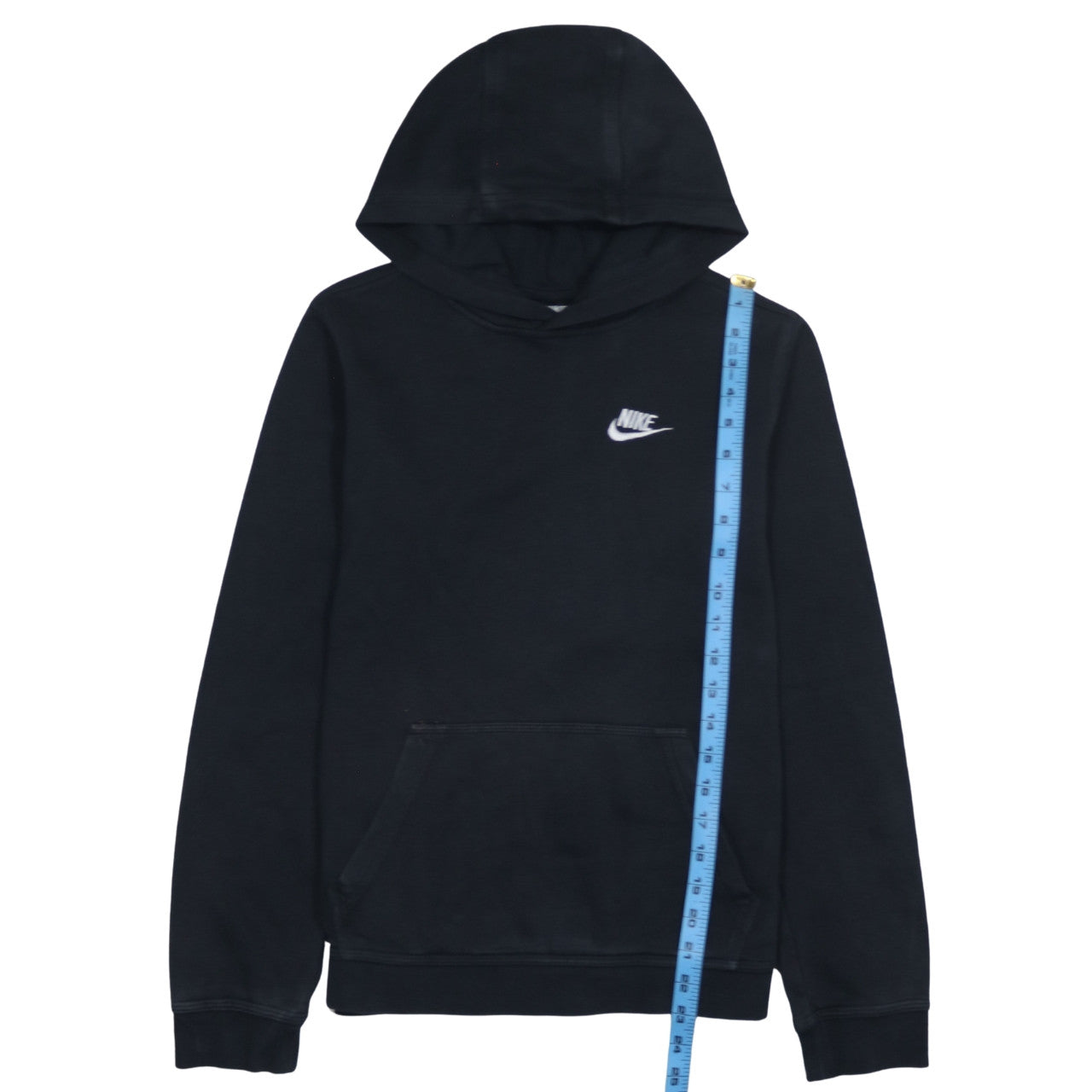 Nike Boys Black XL Pullover Fleece Hoodie with Logo