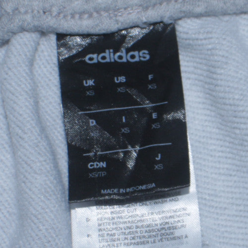 Adidas Mens Grey XS Jogger Sweatpants Elastic Waist Activewear