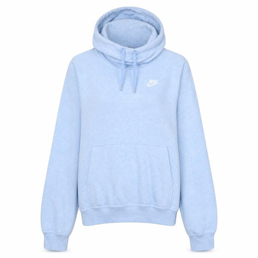 Nike Womens Light Blue XS Pullover Hoodie Sweatshirt Casual