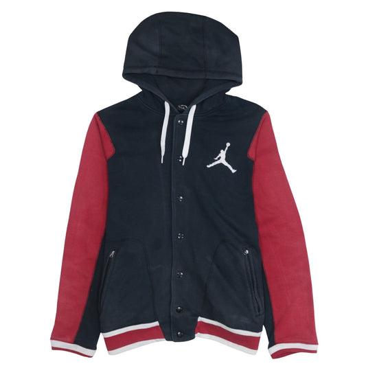 Jordan Men's Multicoloured L Hooded Varsity Style Sweatshirt