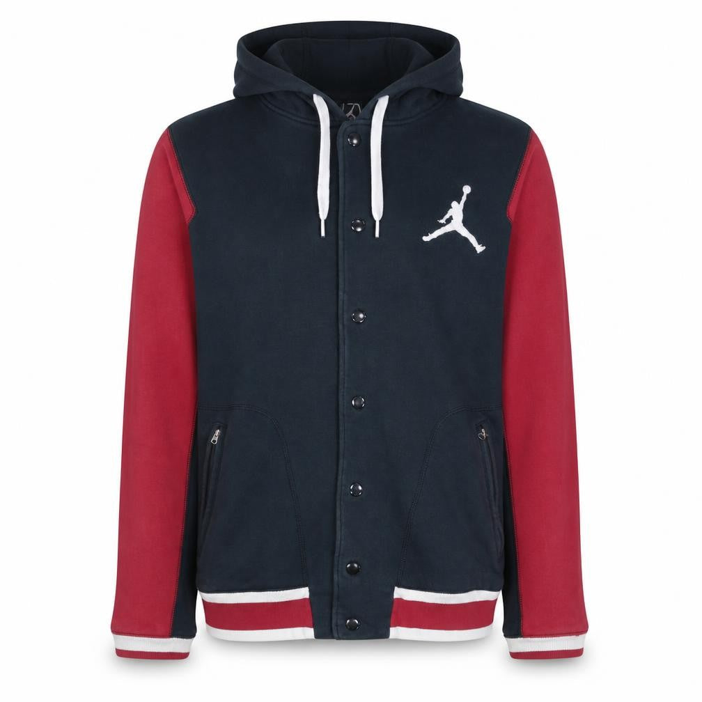 Jordan Men's Multicoloured L Hooded Varsity Style Sweatshirt