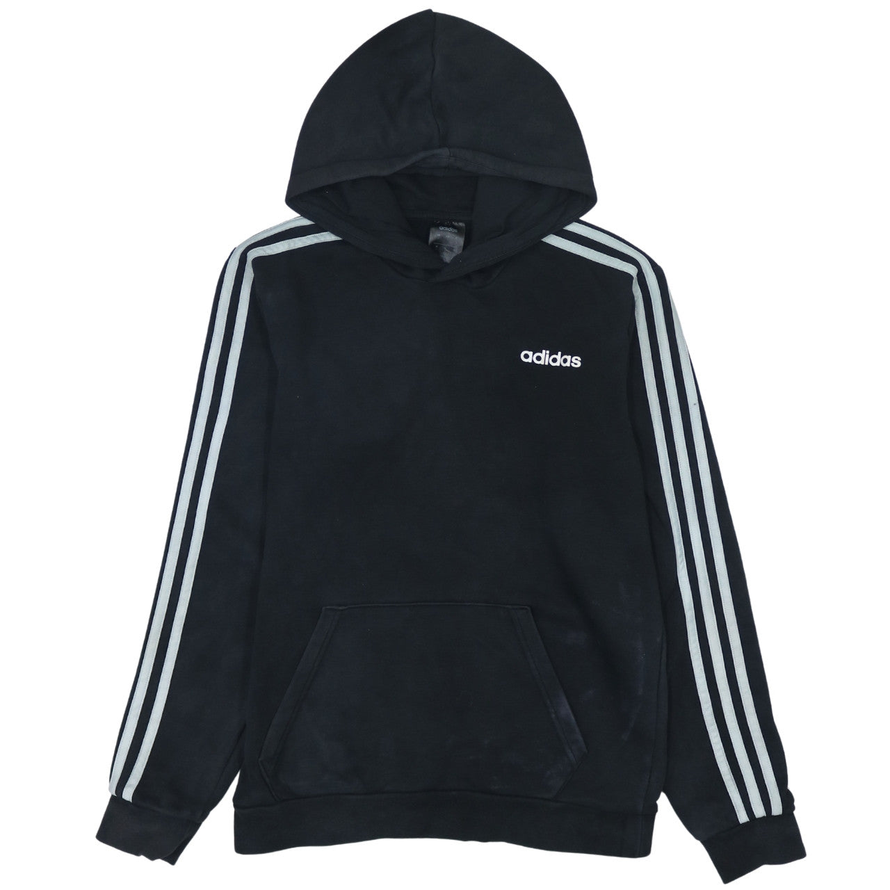 adidas Men's Black Pullover Hoodie Small Regular Fit Sports Fleece