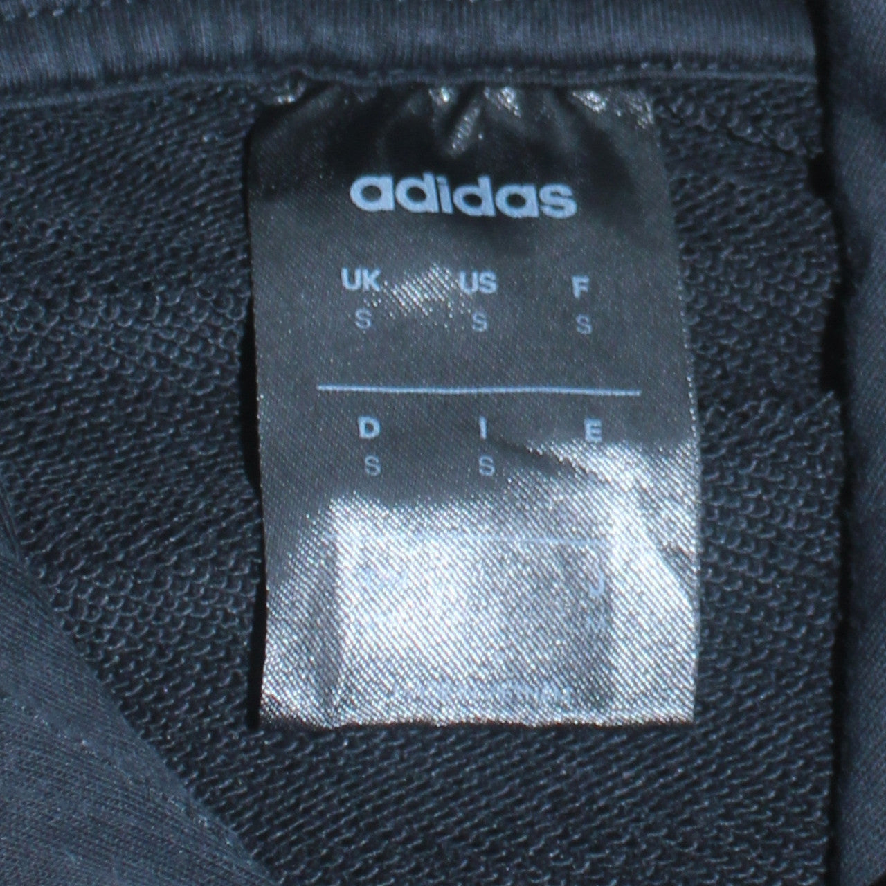 adidas Men's Black Pullover Hoodie Small Regular Fit Sports Fleece