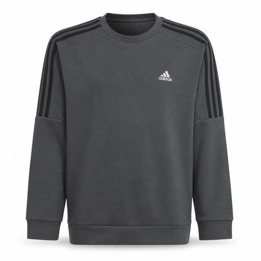 adidas Men's Grey Crew Neck Pullover Sweatshirt Size S
