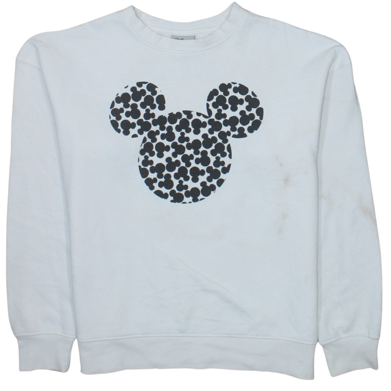 Disney Primark Women White Mickey Mouse Pullover Sweatshirt XS