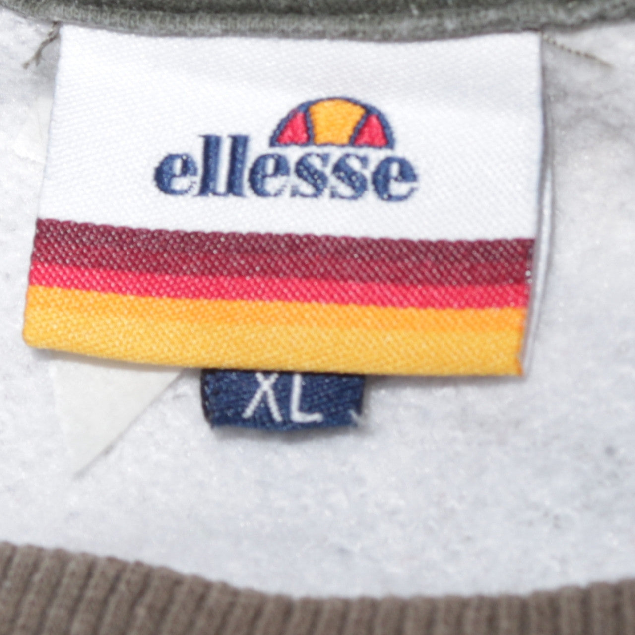 Ellesse Men's Green Camouflage Crew Neck Sweatshirt XL