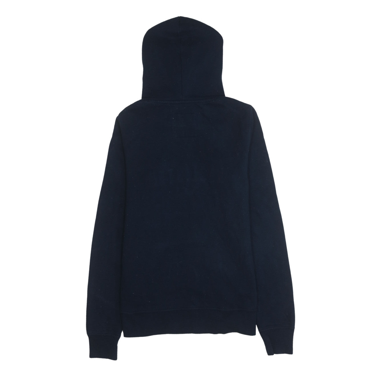 Hollister Womens Navy Blue XS Pullover Hoodie with Logo Print