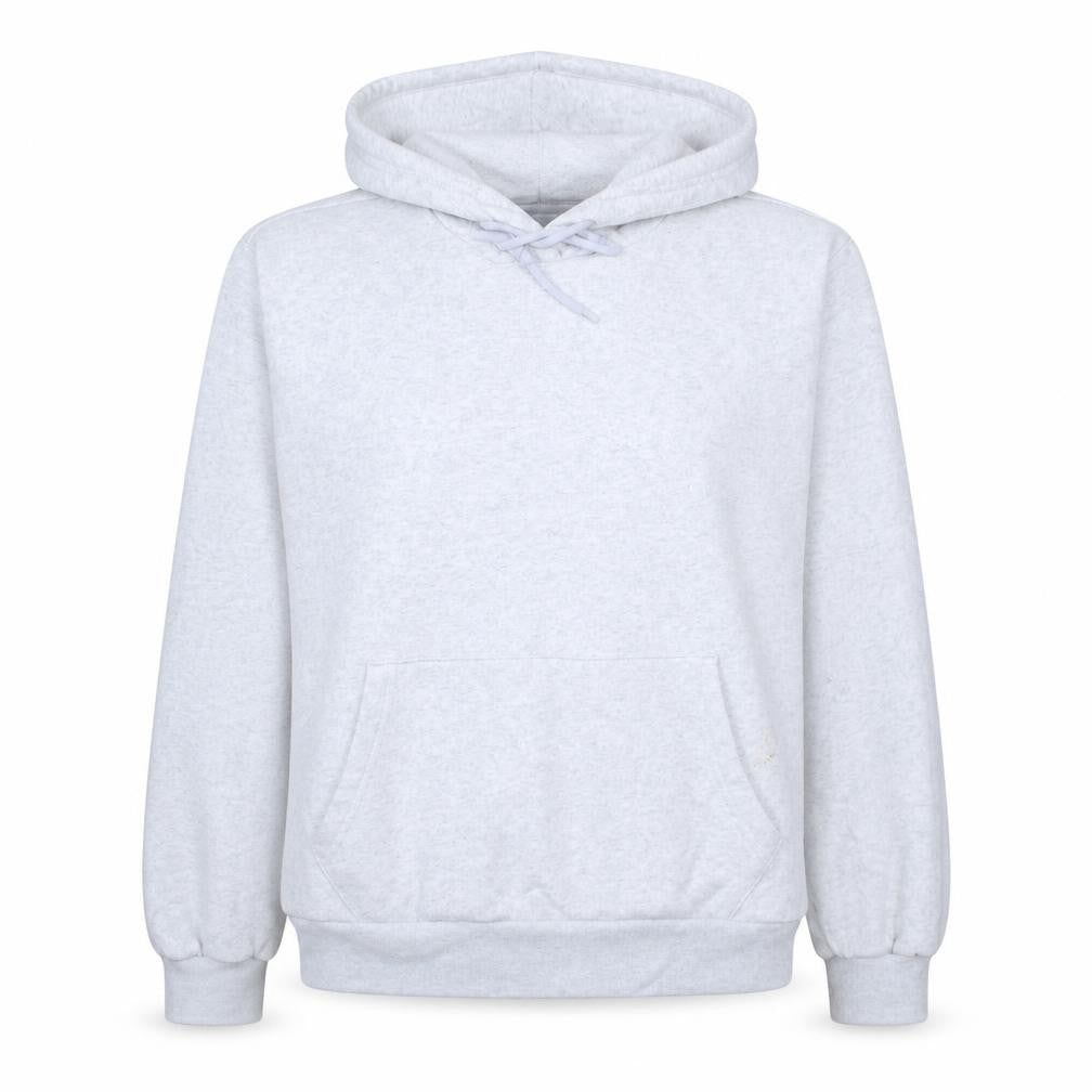 Adidas Women Grey Pullover Hoodie Size 12 Cotton Casual Sweatshirt