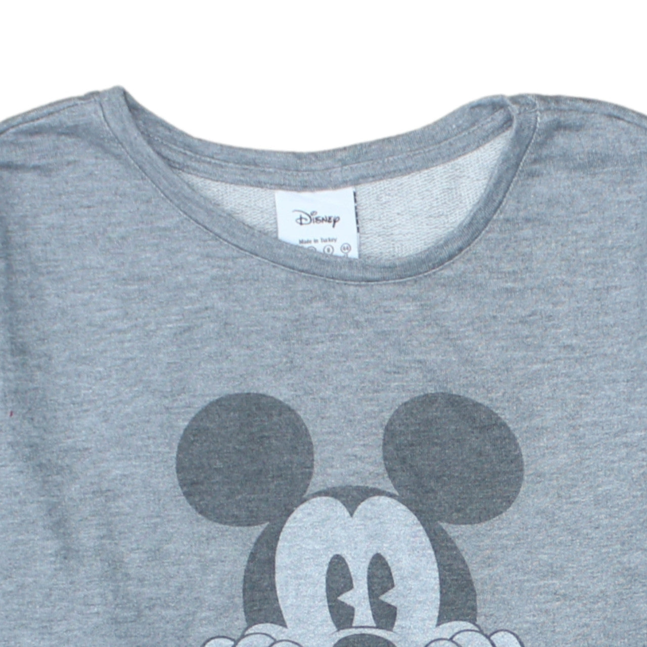 Disney Atmosphere Womens Grey Mickey Mouse Sweatshirt Size 12