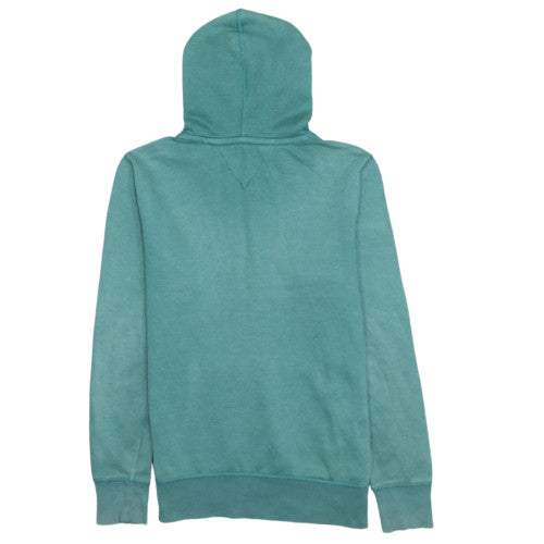 Tommy Hilfiger Boys Green Pullover Hoodie 13-14 Years Graphic Logo Sweatshirt