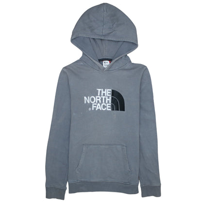 Additional front view of The North Face boys’ grey xl pullover hoodie sweatshirt 100% cotton