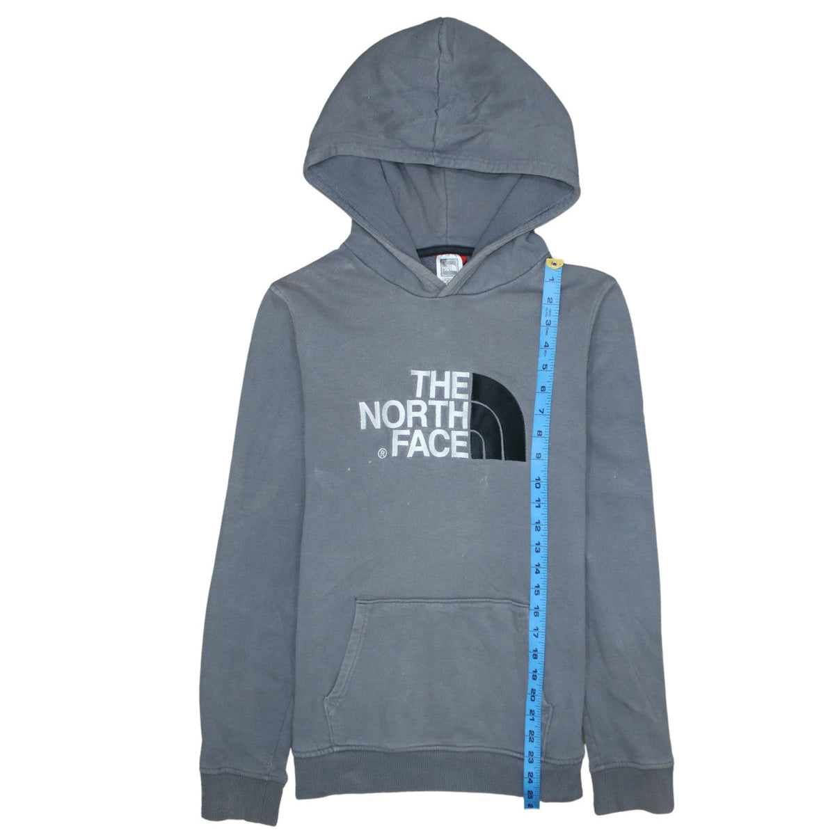 The North Face Boys Grey XL Pullover Hoodie Sweatshirt 100% Cotton