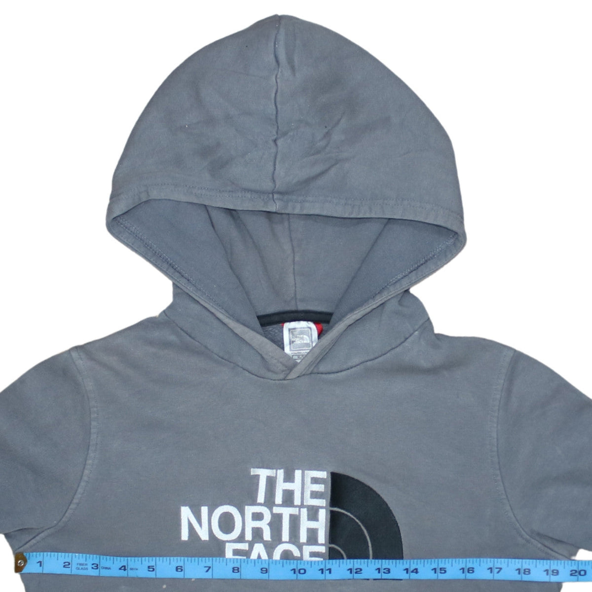 The North Face Boys Grey XL Pullover Hoodie Sweatshirt 100% Cotton