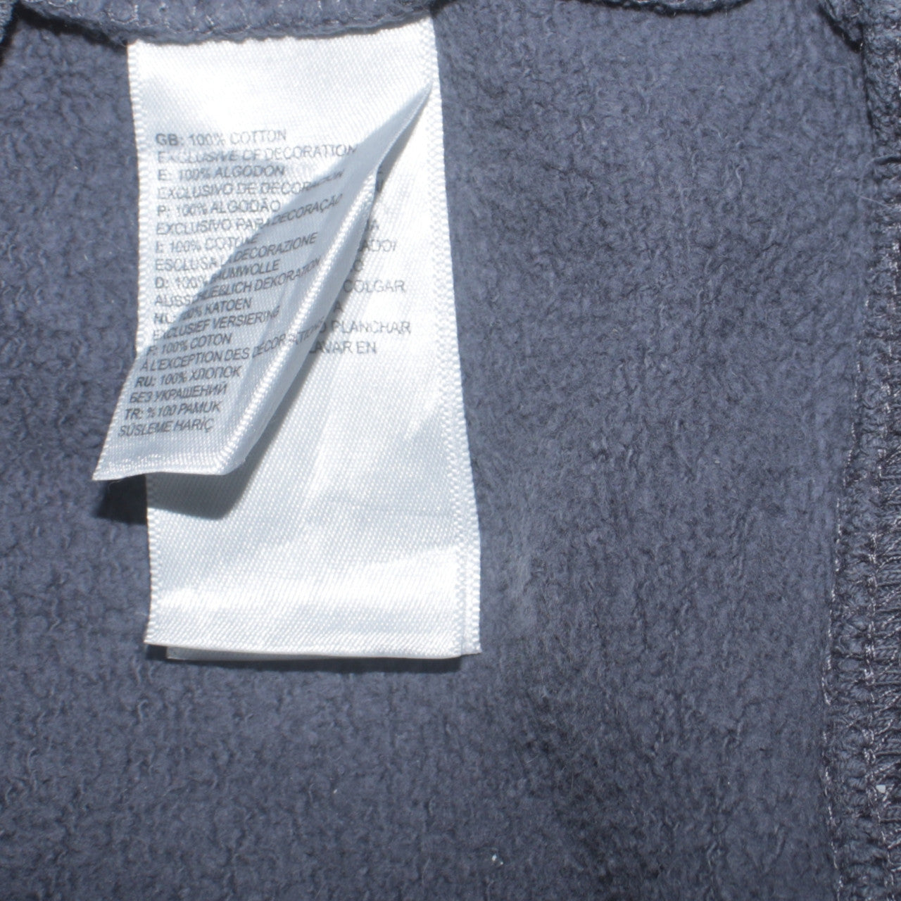 The North Face Boys Grey XL Pullover Hoodie Sweatshirt 100% Cotton