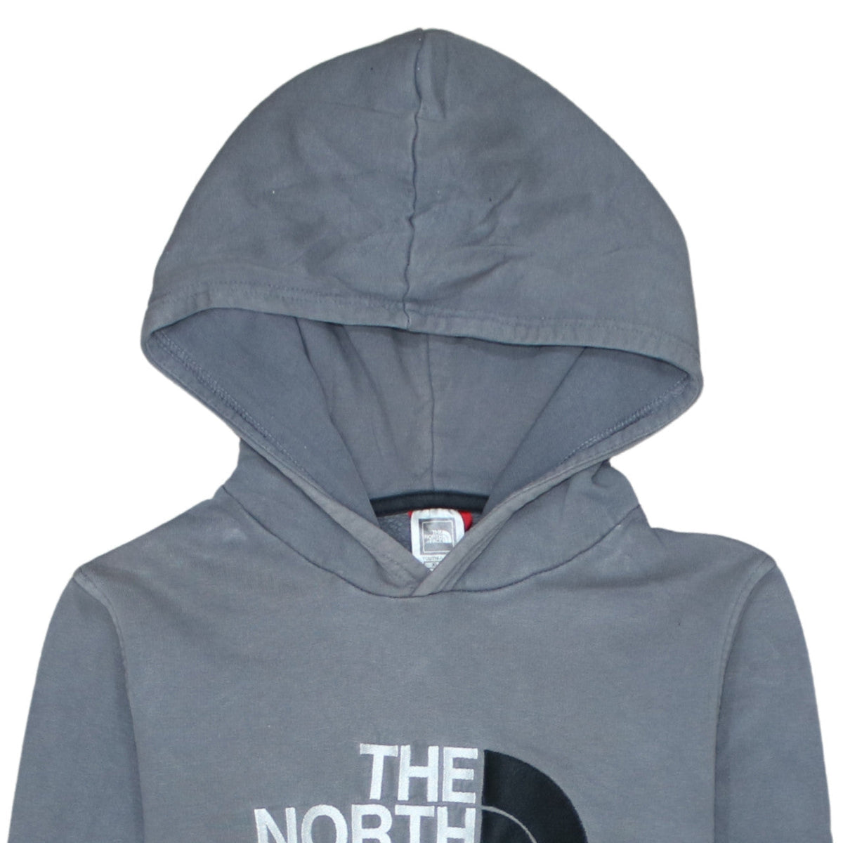 The North Face Boys Grey XL Pullover Hoodie Sweatshirt 100% Cotton