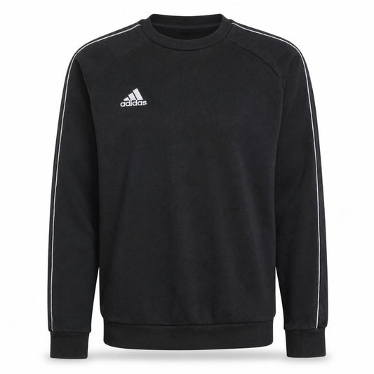adidas Men's Black Small Pullover Crew Neck Sweatshirt