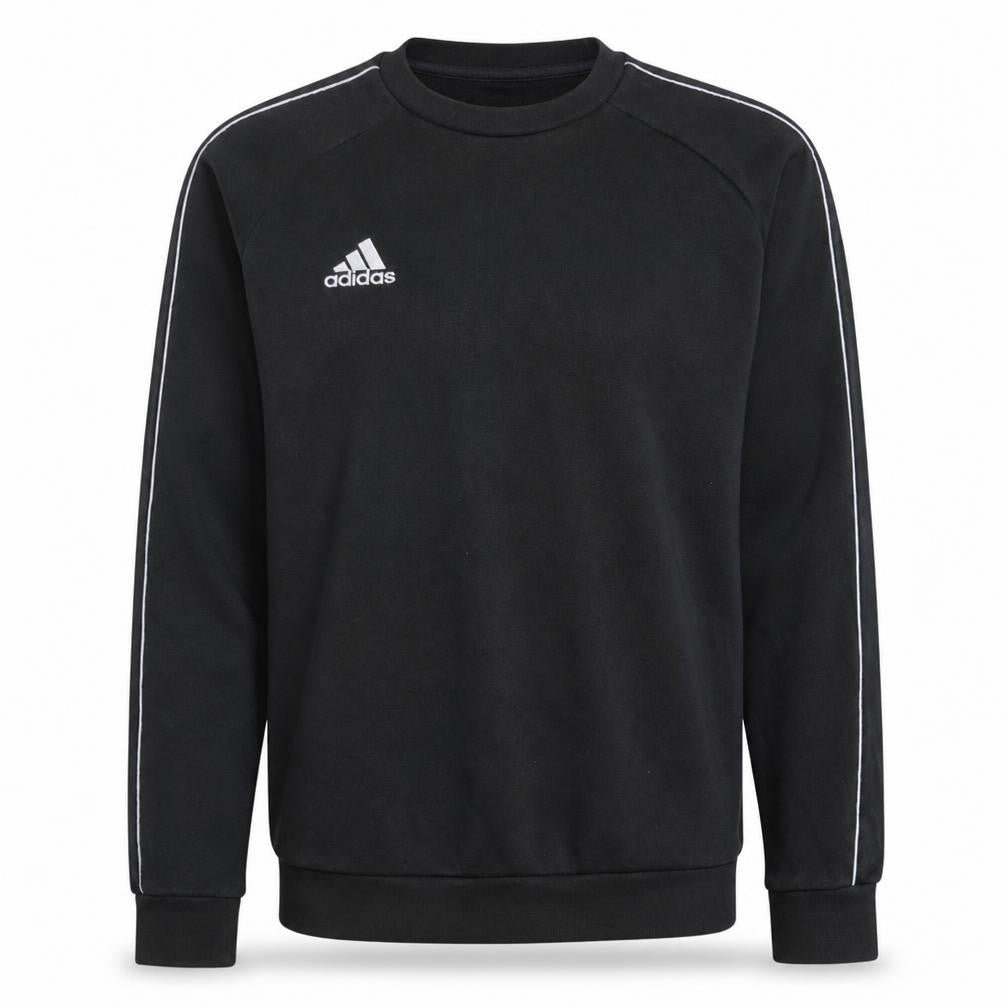 adidas Men's Black Small Pullover Crew Neck Sweatshirt